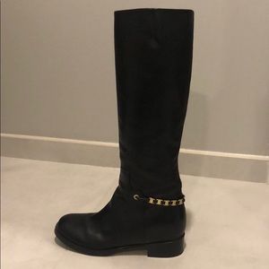 Black Ferragamo Boots